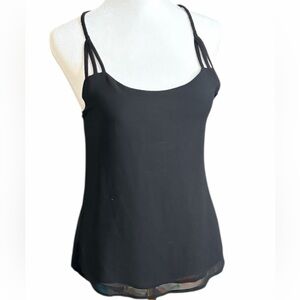 Naked Zebra Black Camisole Top